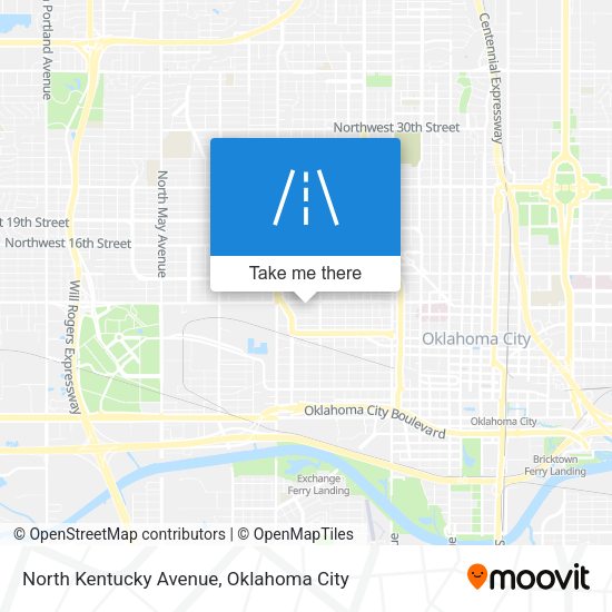 Mapa de North Kentucky Avenue