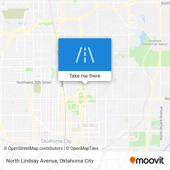 Mapa de North Lindsay Avenue