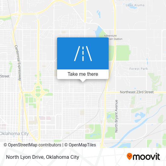 North Lyon Drive map