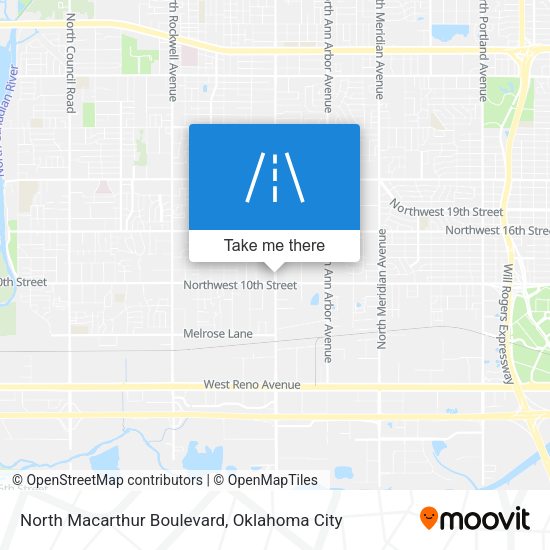 Mapa de North Macarthur Boulevard