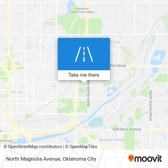 Mapa de North Magnolia Avenue