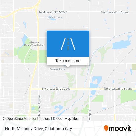 North Maloney Drive map