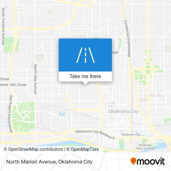 North Marion Avenue map