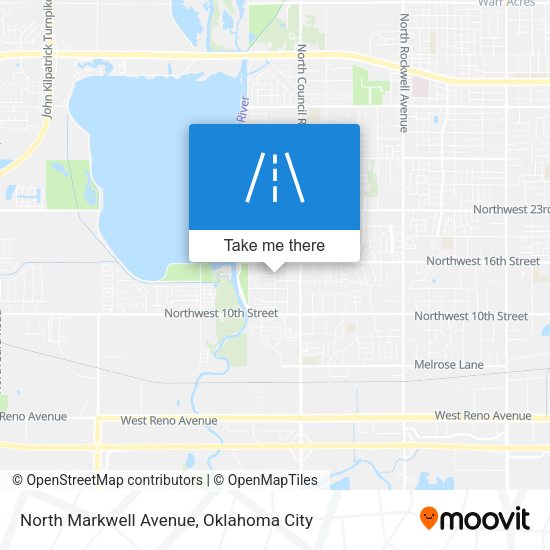 North Markwell Avenue map