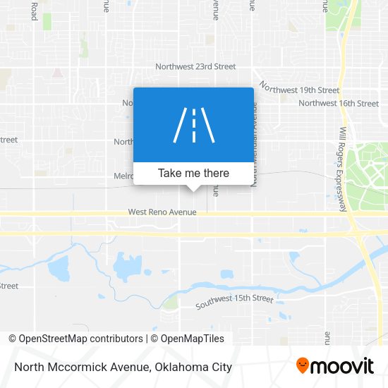 Mapa de North Mccormick Avenue