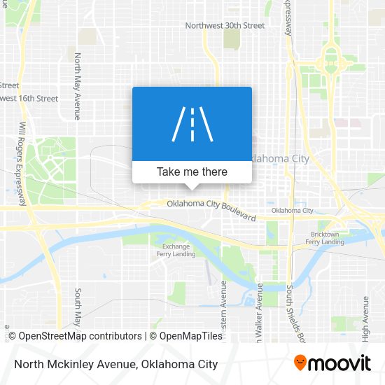 North Mckinley Avenue map
