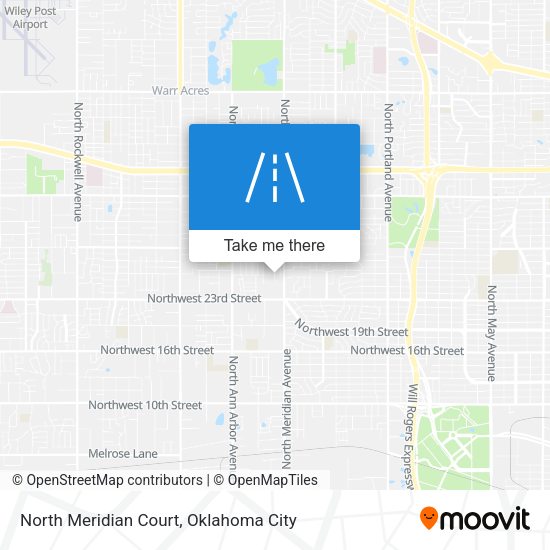 North Meridian Court map