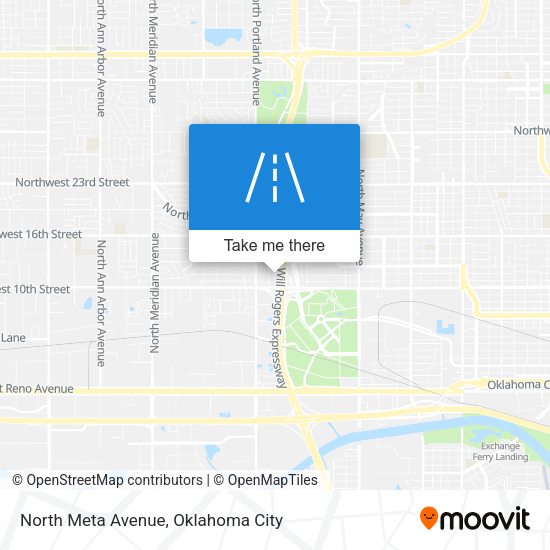 North Meta Avenue map
