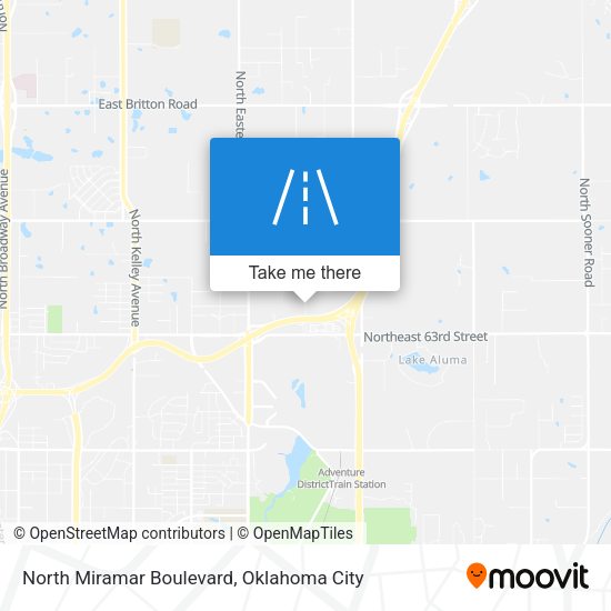 Mapa de North Miramar Boulevard