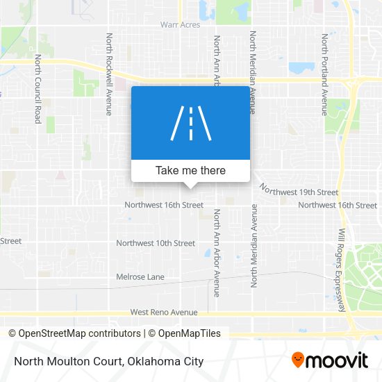 North Moulton Court map