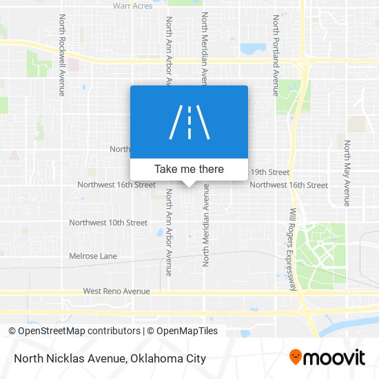 Mapa de North Nicklas Avenue