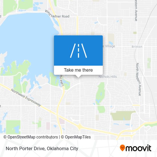 Mapa de North Porter Drive