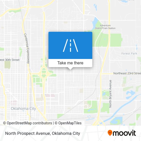Mapa de North Prospect Avenue