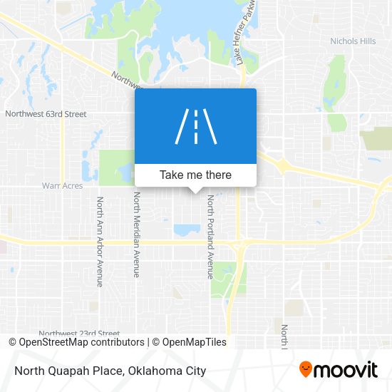 North Quapah Place map