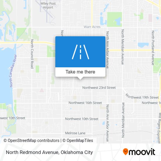 Mapa de North Redmond Avenue