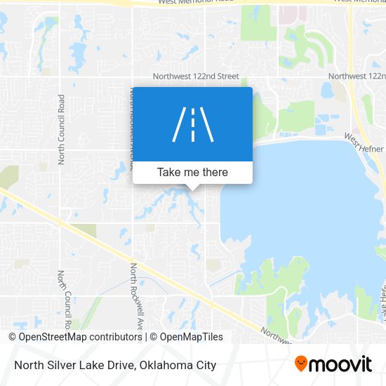 North Silver Lake Drive map