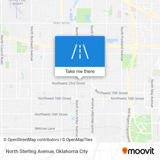 Mapa de North Sterling Avenue