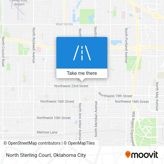 North Sterling Court map
