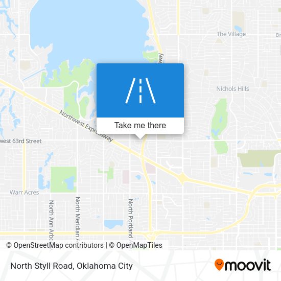 North Styll Road map