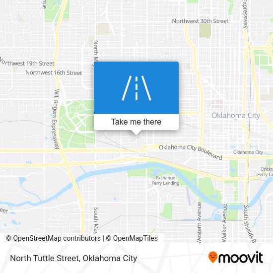 North Tuttle Street map