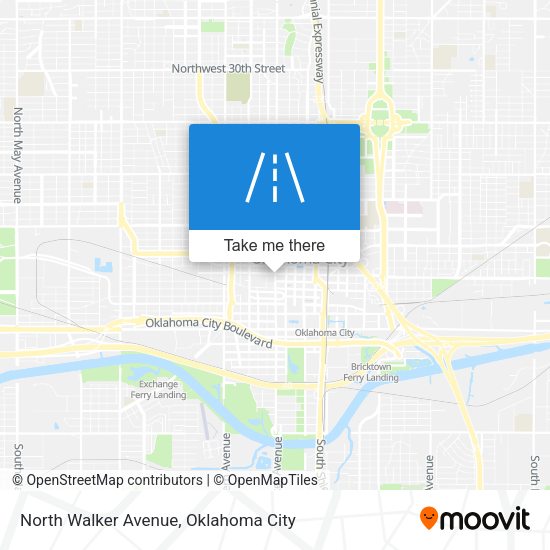 Mapa de North Walker Avenue