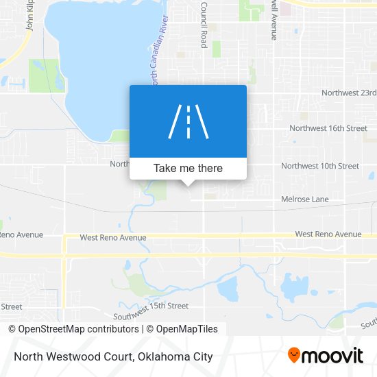 Mapa de North Westwood Court
