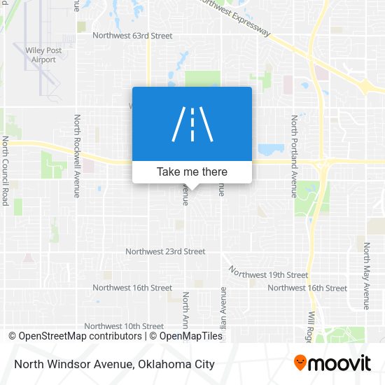 North Windsor Avenue map