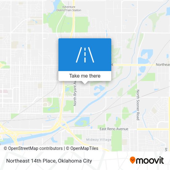 Mapa de Northeast 14th Place