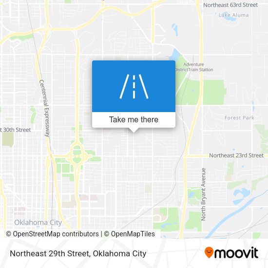 Mapa de Northeast 29th Street