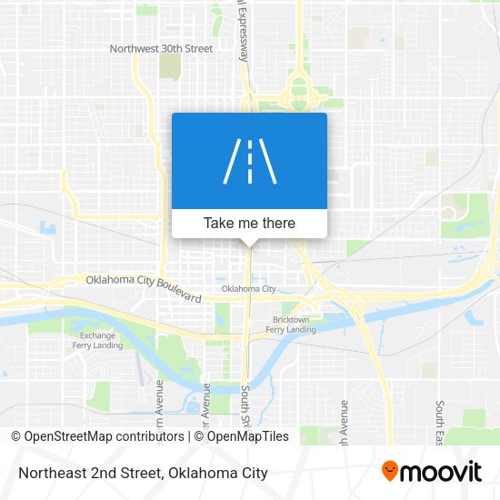 Mapa de Northeast 2nd Street