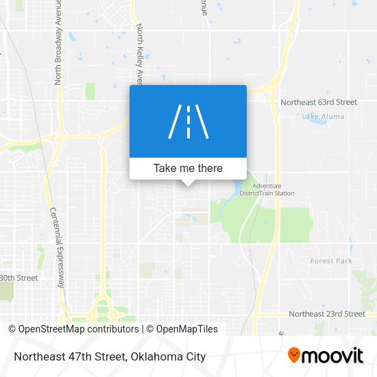 Mapa de Northeast 47th Street