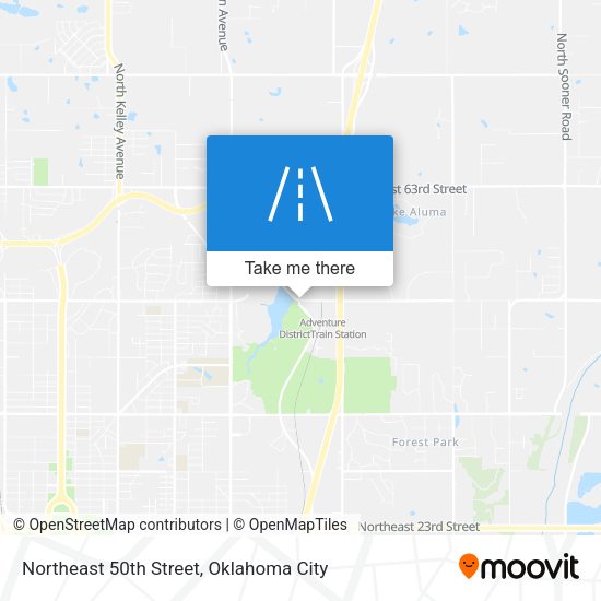 Mapa de Northeast 50th Street