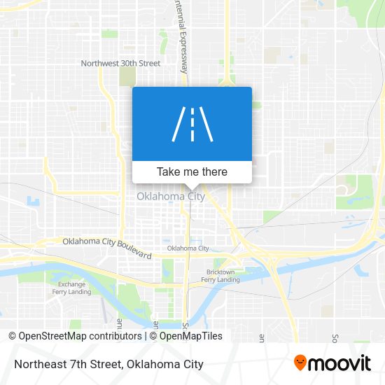 Northeast 7th Street map