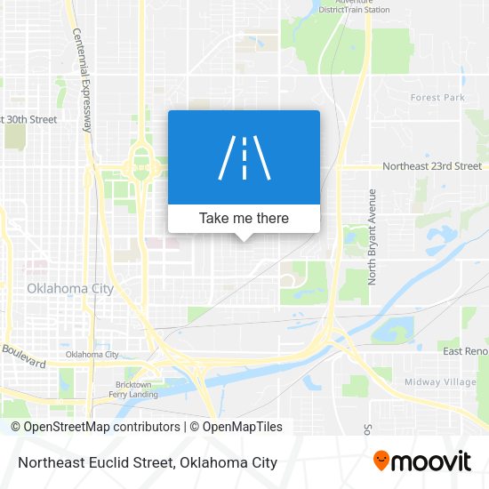 Mapa de Northeast Euclid Street