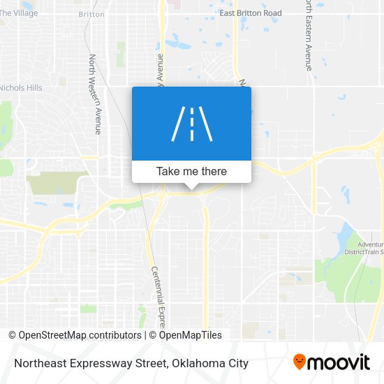 Northeast Expressway Street map