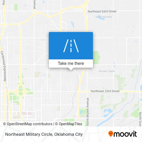 Mapa de Northeast Military Circle