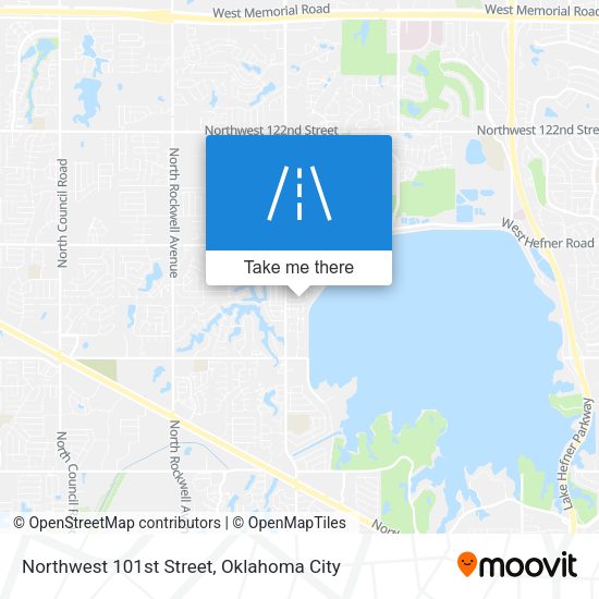 Northwest 101st Street map