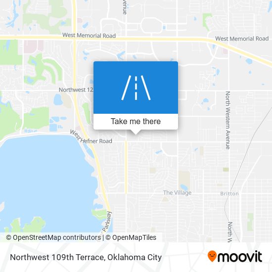 Mapa de Northwest 109th Terrace