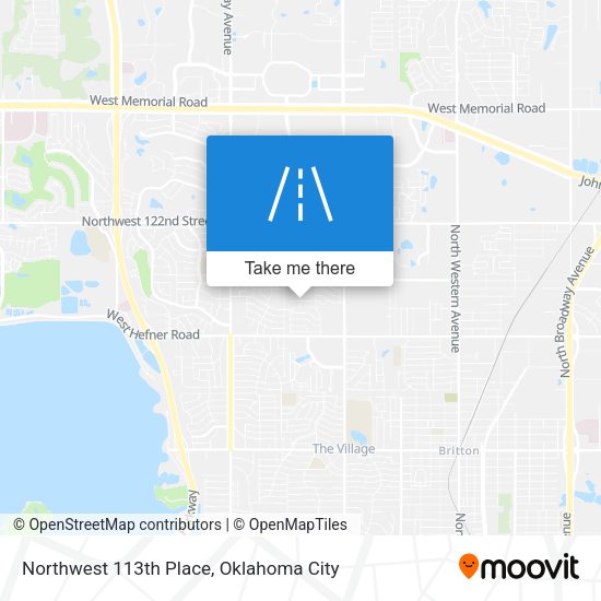 Northwest 113th Place map