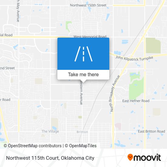 Northwest 115th Court map