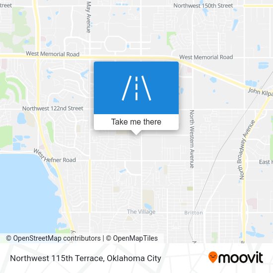 Mapa de Northwest 115th Terrace