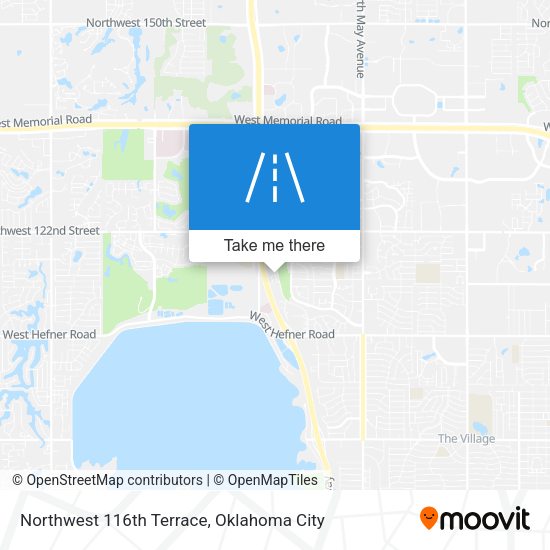 Northwest 116th Terrace map