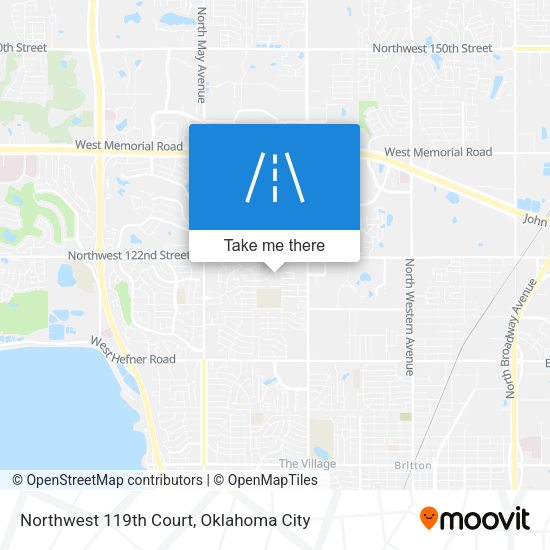 Northwest 119th Court map