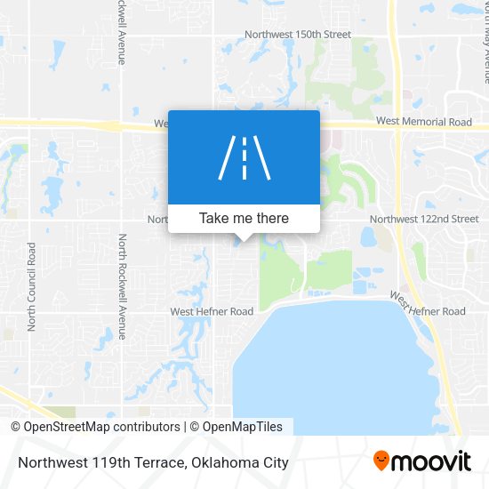 Mapa de Northwest 119th Terrace