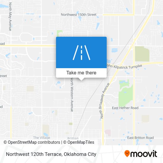 Mapa de Northwest 120th Terrace