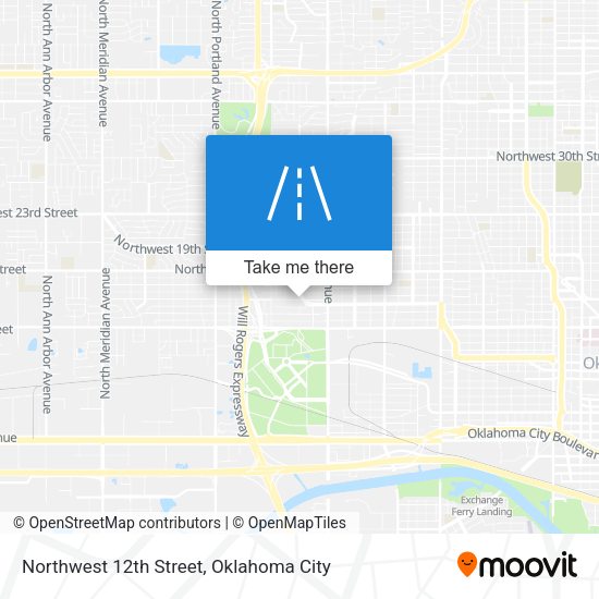 Mapa de Northwest 12th Street
