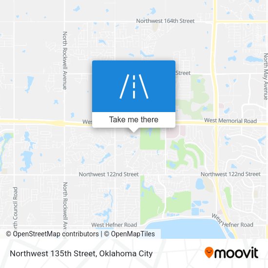 Northwest 135th Street map