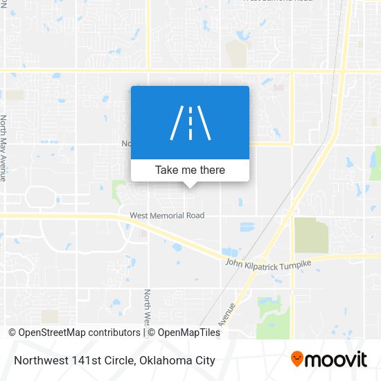 Northwest 141st Circle map