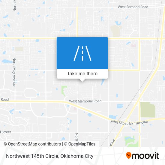 Northwest 145th Circle map