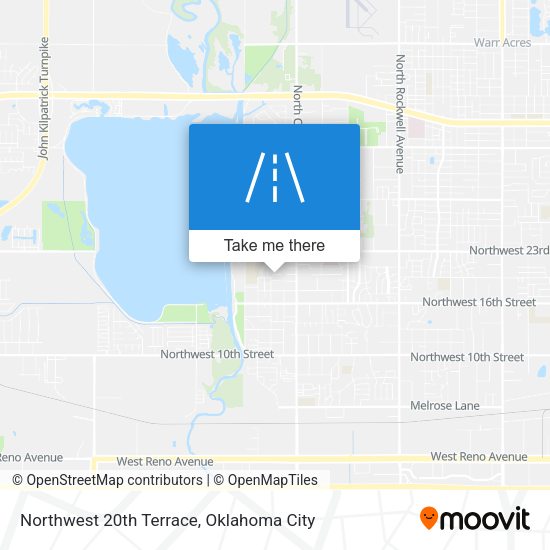 Northwest 20th Terrace map
